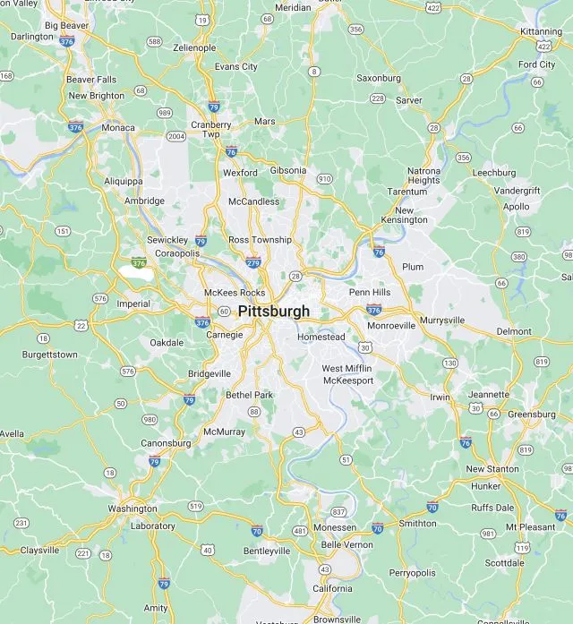 Pittsburgh Map